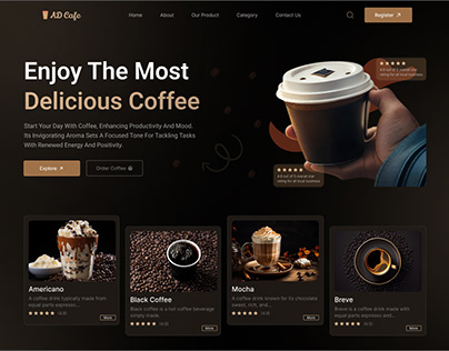 Landing Page Coffee Shop